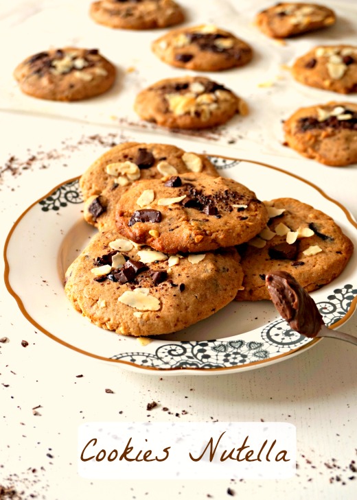 Cookies Nutella pépites de chocolat