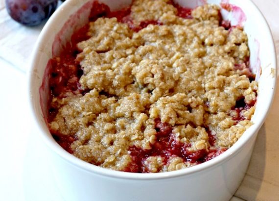 Crumble aux prunes - Rappelle toi des mets