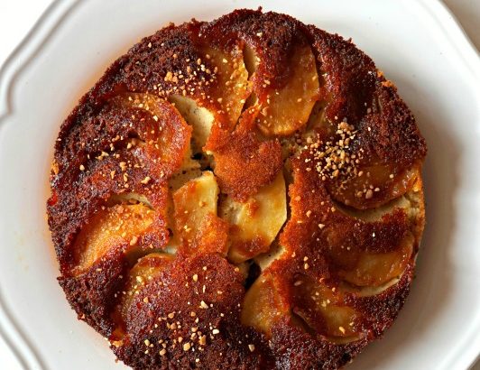 Gâteau renversé aux pommes - Rappelle toi des mets