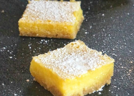 Lemon bars - Rappelle toi des mets