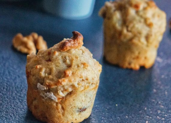 Muffins pomme camembert noix