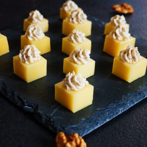 Bouchées au comté et à la crème de noix - Rappelle toi des mets