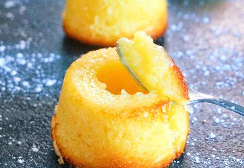 Moelleux au lemon curd - Rappelle toi des mets